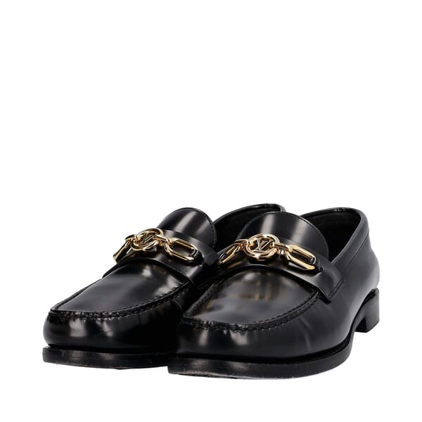 Leather Loafers Black