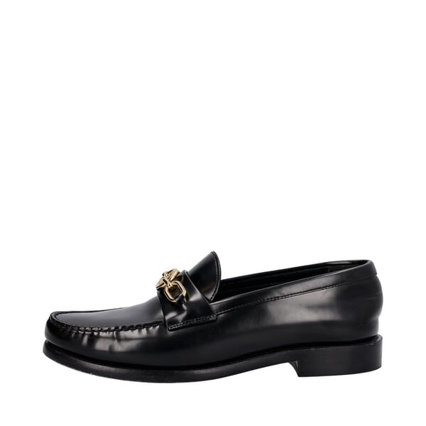 Leather Loafers Black