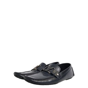Leather Monte Carlo Loafers Navy