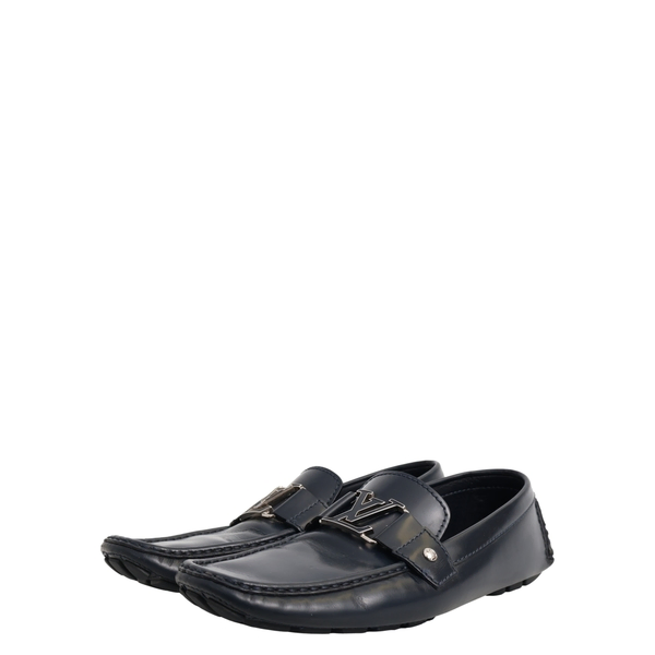 Leather Monte Carlo Loafers Navy