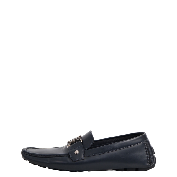 Leather Monte Carlo Loafers Navy