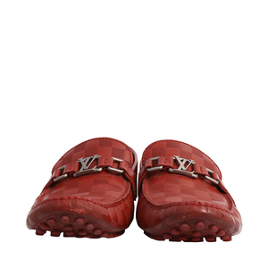 Damier Embossed Hockenheim Moccasin Red, view 3