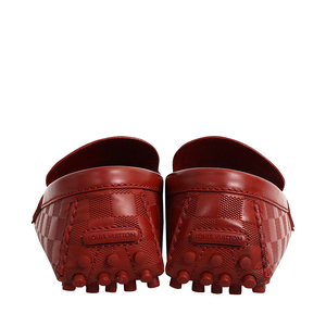 Damier Embossed Hockenheim Moccasin Red, view 4