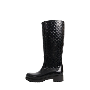 Rubber Splash Rains Boots Black, view 3