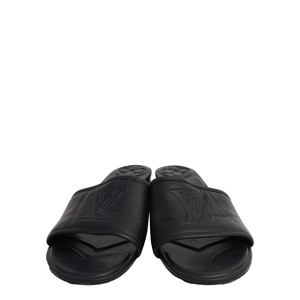 Leather LV Mules Black, view 3