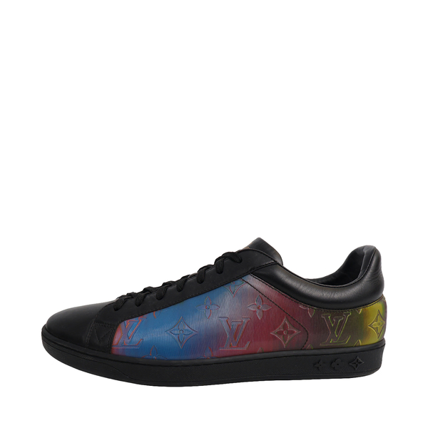 Leather/Iridescent Rivoli Sneakers Black