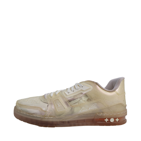 PVC LV Trainer Sneakers Clear/White