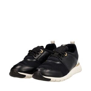 Mixed Material Aftergame Sneakers Black