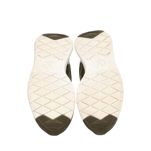 Mixed Material Aftergame Sneakers Olive Green, view 5