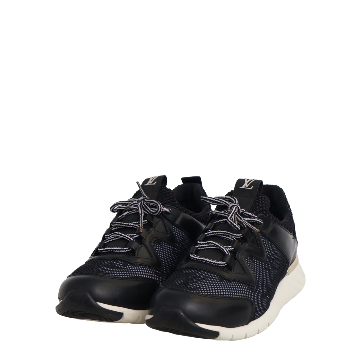 Mixed Material Aftergame Sneakers Black