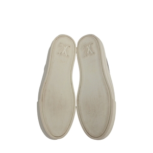 Leather/Monogram Stellar Sneakers White, view 5