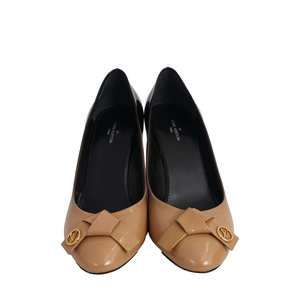 Patent Leather LV Bow Pumps Ombre, view 4