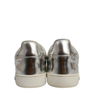 Metallic Frontrow Floral Sneakers Silver, view 4