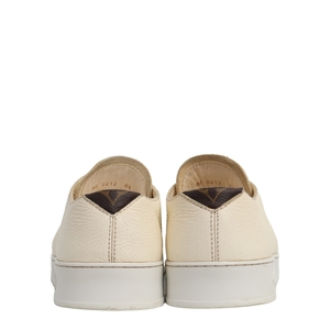 Grained Leather LV Resort Sneakers Ivory, view 4