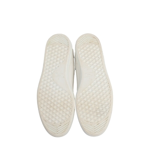 Leather Luxembourg Sneakers White/Silver, view 5