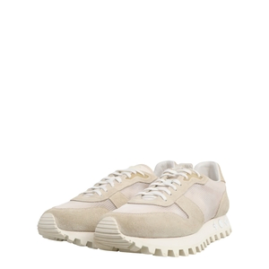Suede/Mesh LV Runner Sneakers Beige/Cream