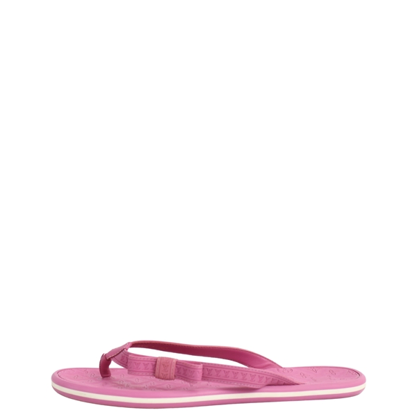 Rubber Bow Thong Sandals Pink