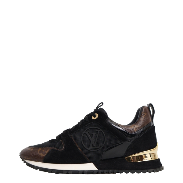 Monogram Run Away Sneakers Black