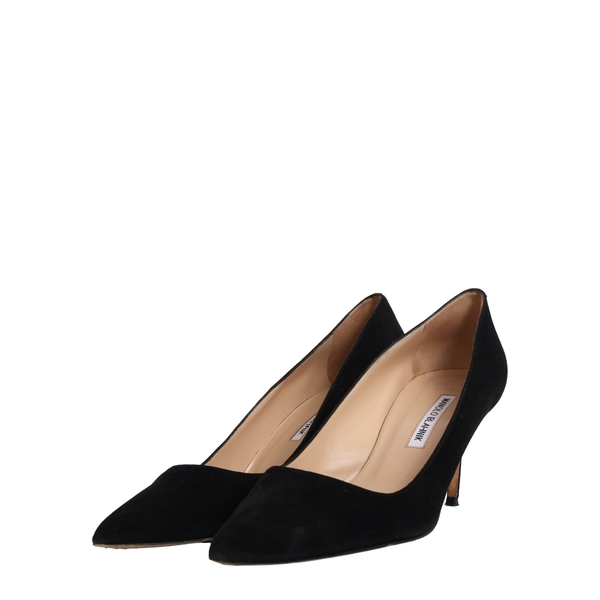 Suede BB Pumps Black
