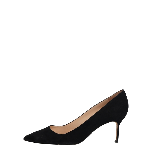 Suede BB Pumps Black