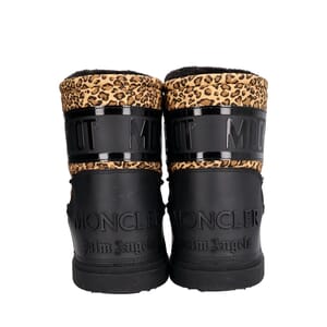 x PALM ANGELS Mixed Material Shedir Moon Boots Leopard Print, view 4