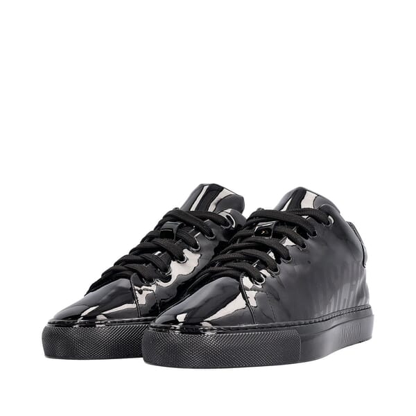 Patent Logo Sneakers Black