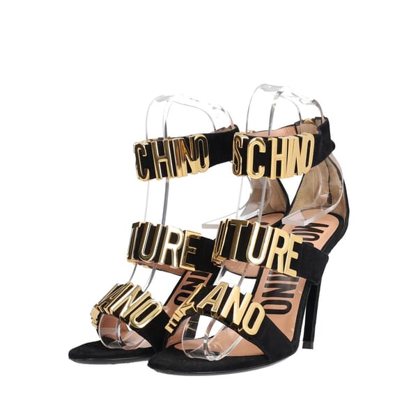 Suede Milano Sandals Black