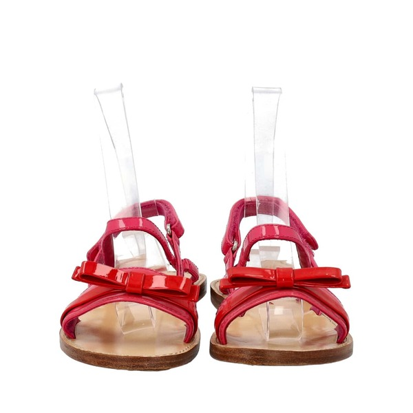 Patent Leather Kids Sandals Pink/Red