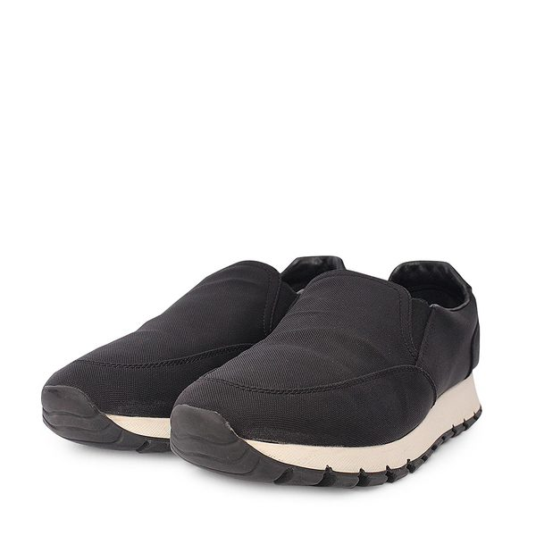 Tech Fabric Slip-On Sneakers Black