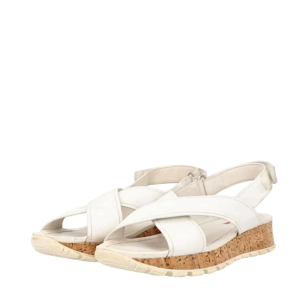 Leather Sandals White