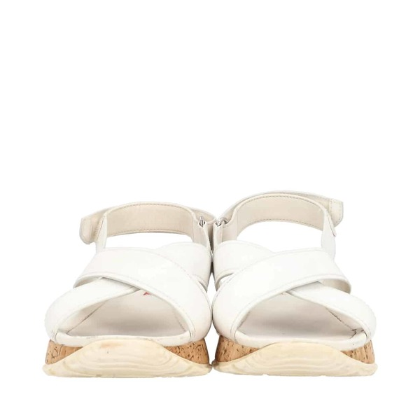 Leather Sandals White