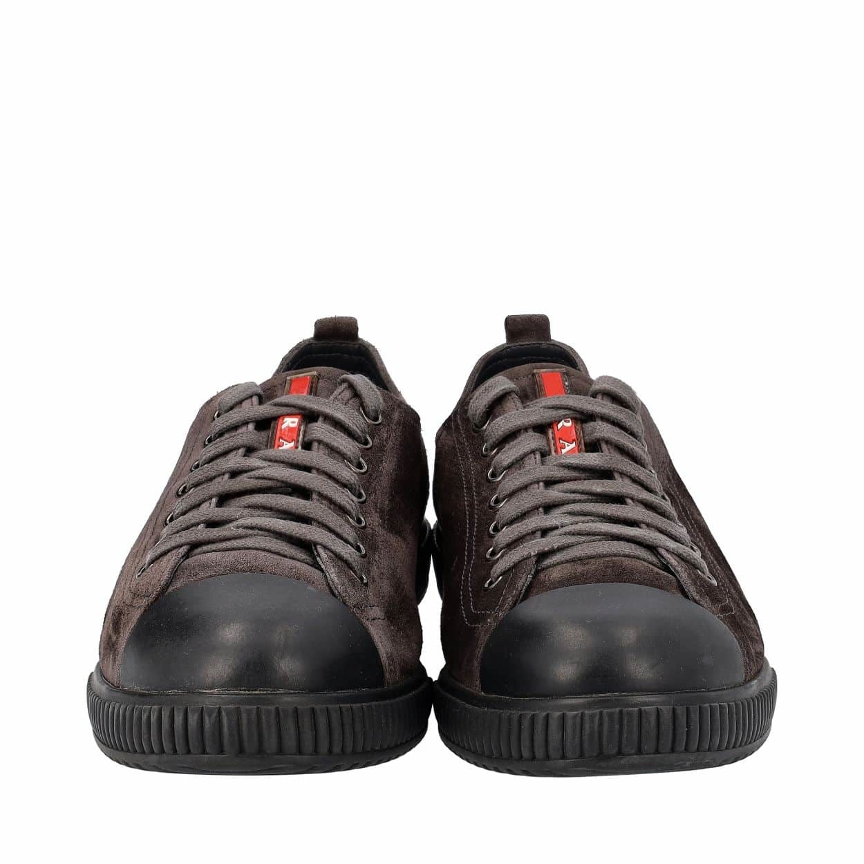 PRADA Sport Suede Sneakers Grey | Luxity
