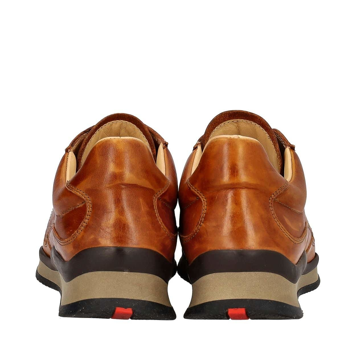 PRADA Vintage Leather Sneakers Brown | Luxity