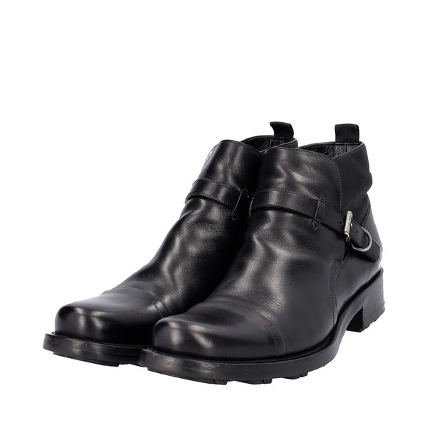 Leather Ankle Boots Black