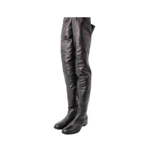 knee high boots prada over knee boots