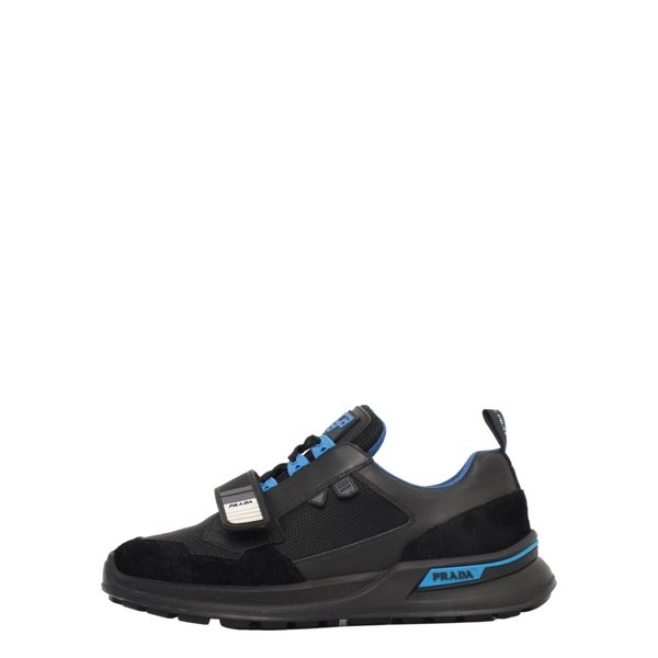 Mixed Material Mechano Sneakers Black
