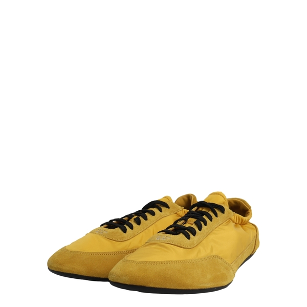 Suede/Re-Nylon Collapse Sneakers Yellow