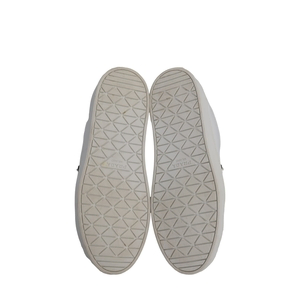 Brushed Leather Sneakers White, view 5
