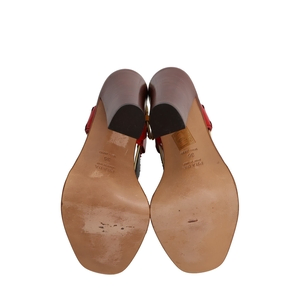 Vintage Patent Sandals Colour Block, view 5
