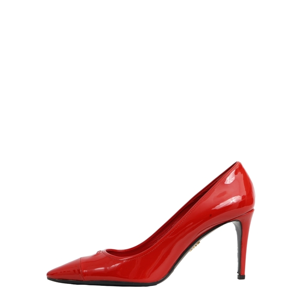 Patent Pumps Red