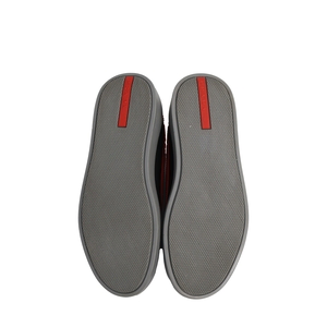 Leather Sneakers Black/Red, view 5