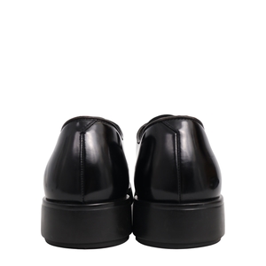 Leather Lace Up Derby Shoes Black, view 3