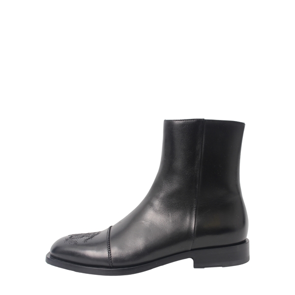 Leather Ankle Boots Black
