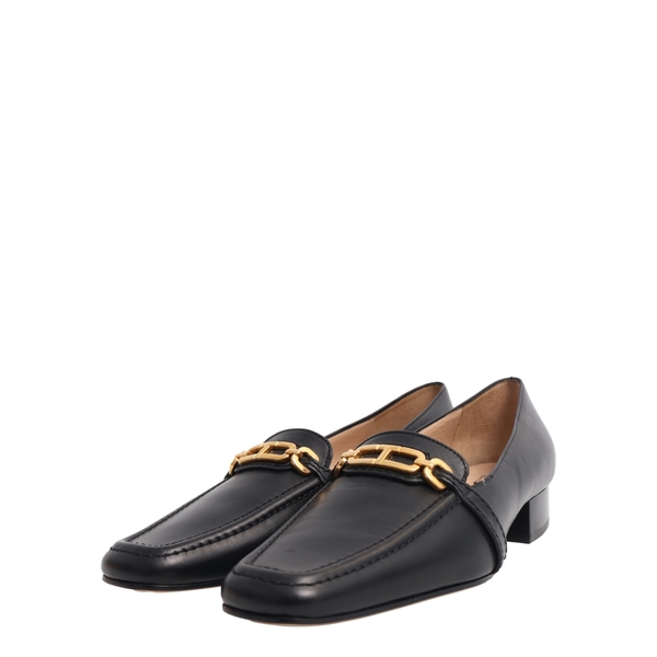 Leather Whitney Loafers Black