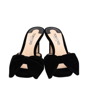 Velvet Brigitte Mules Black, view 4