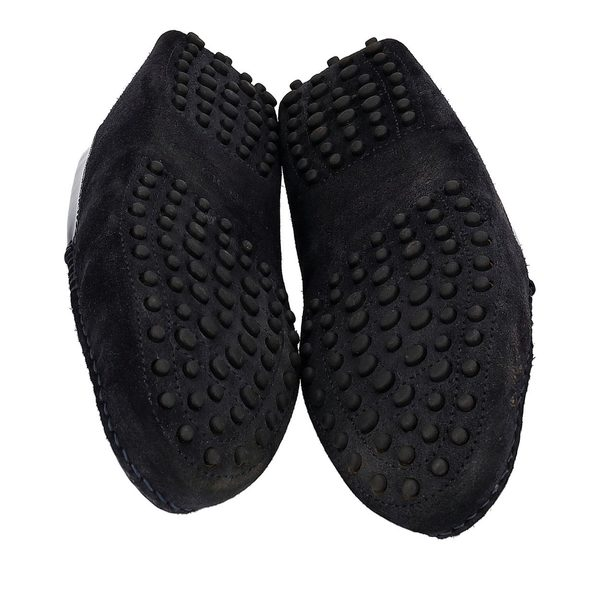 Suede/Patent Gommino Driving Loafers Navy