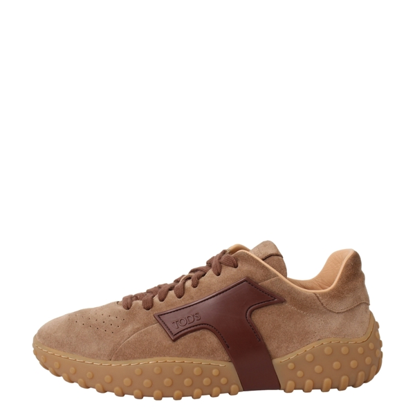 Suede Sneakers Camel