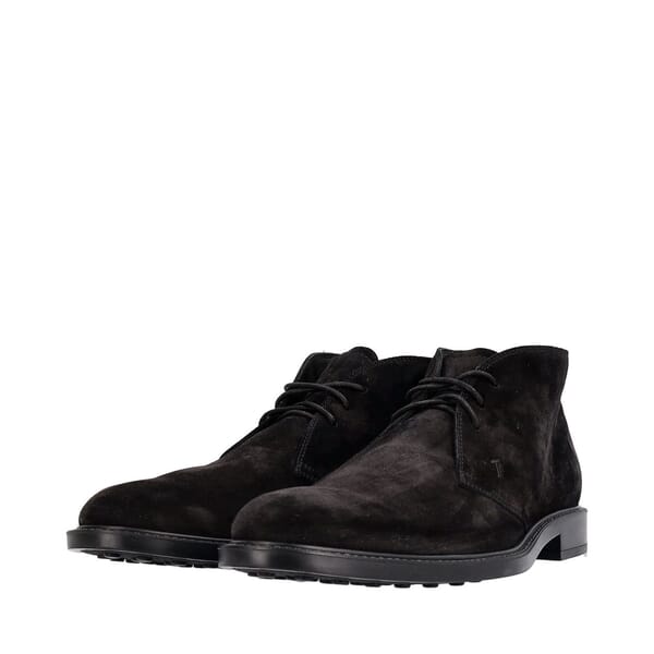 Suede Desert Boots Black