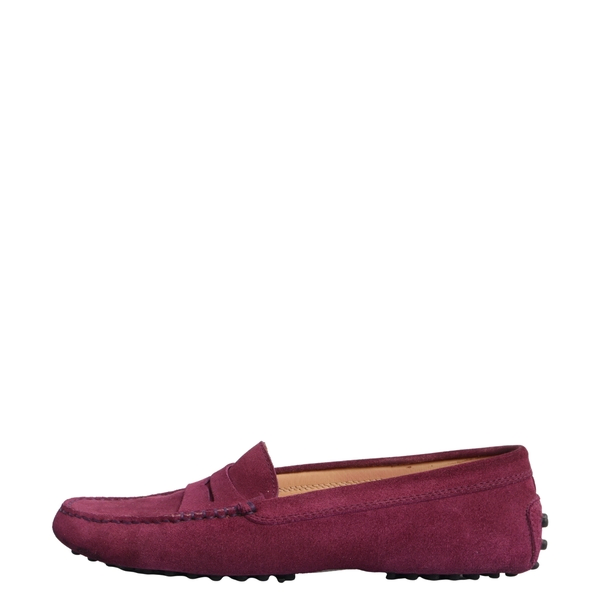 Suede Loafers Purple