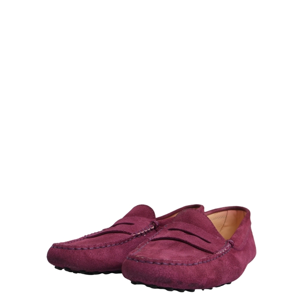 Suede Loafers Purple